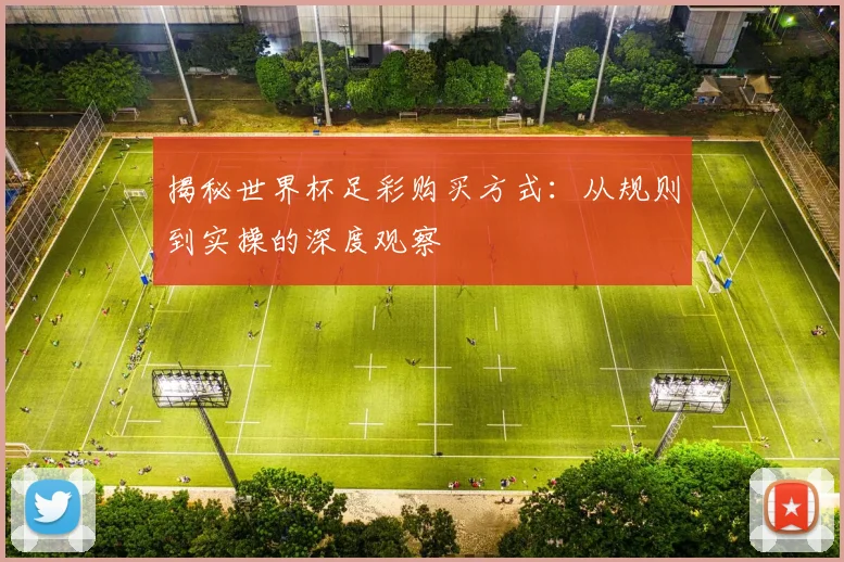 揭秘世界杯足彩购买方式：从规则到实操的深度观察