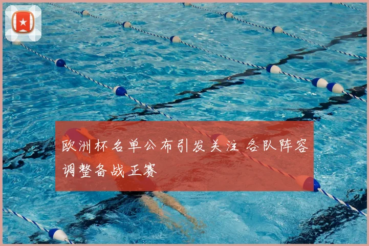 欧洲杯名单公布引发关注 各队阵容调整备战正赛