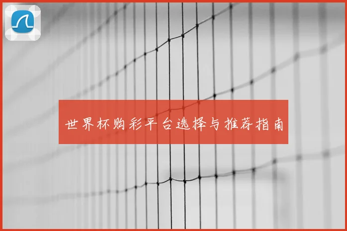 世界杯购彩平台选择与推荐指南