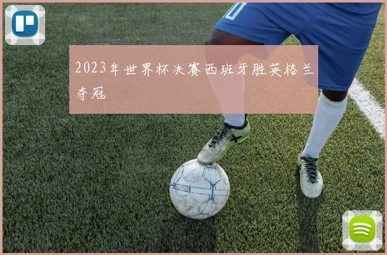 2023年世界杯决赛西班牙胜英格兰夺冠