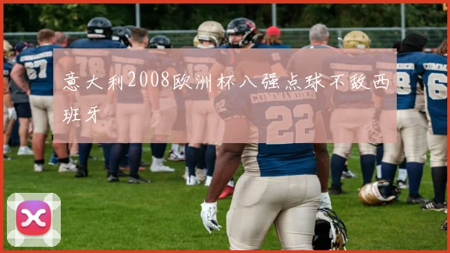 意大利2008欧洲杯八强点球不敌西班牙